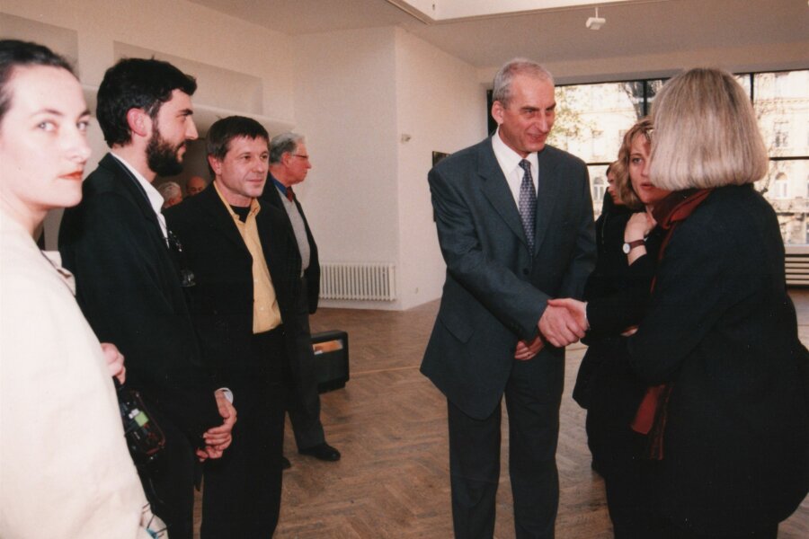 zprava Rostislav Slavotínek, Yves Trémorin, Jean-Philippe Leblanc; foto: Anna Pecková